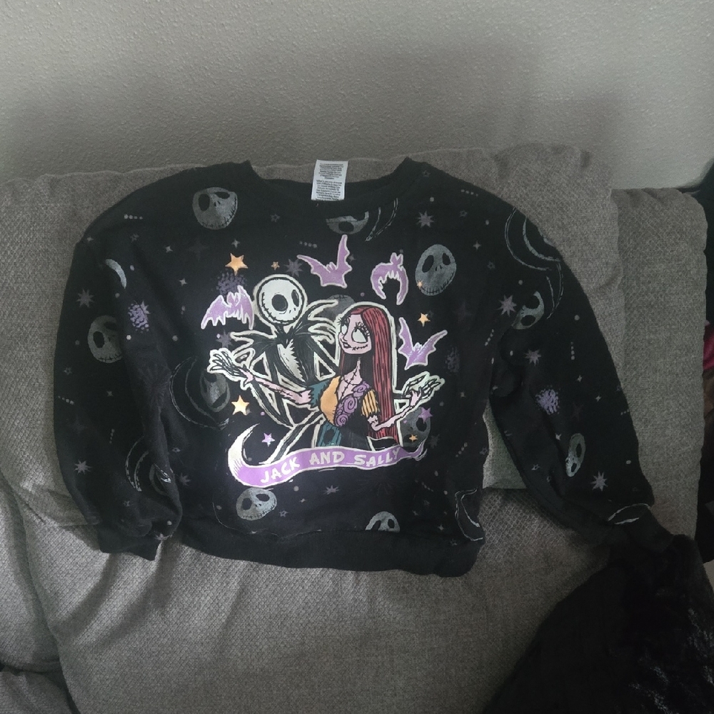 Disney The Nightmare Before Christmas Long Sleeve Girls Top